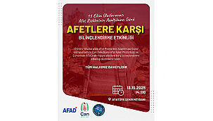 ÇAN BELEDİYESİ'NDEN AFET BİLİNCİ ÇAĞRISI