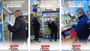 ÇAN BELEDİYESİ ZABITA DENETİMLERİ SÜRÜYOR