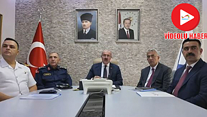 ÇANAKKALE'DE İL GÜVENLİK VE ASAYİŞ TOPLANTISI YAPILDI