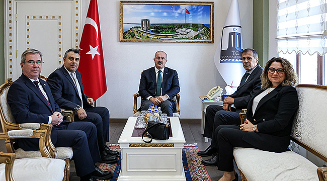 ÇANAKKALE'DE ODALAR VE DERNEKLERDEN VALİ TORAMAN'A ZİYARET