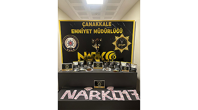 ÇANAKKALE'DE UYUŞTURUCU OPERASYONU: 2 KİŞİ TUTUKLANDI