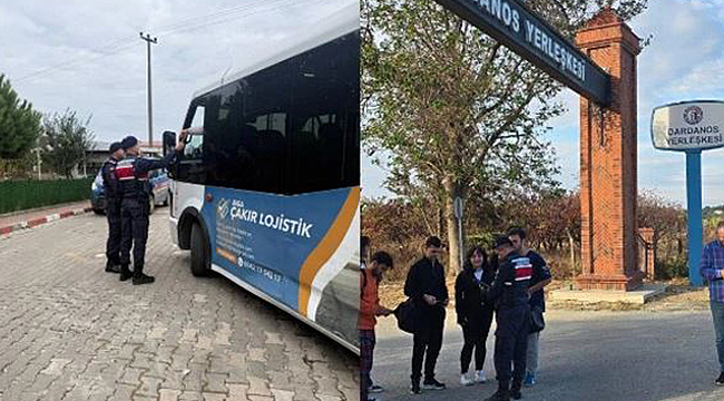 ÇANAKKALE JANDARMASINDAN ÜNİVERSİTE VE YURT BÖLGELERİNDE DENETİM