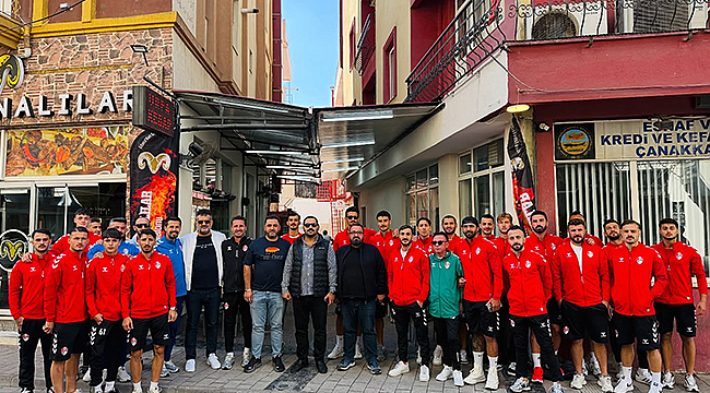 ÇANAKKALESPOR ŞEHİR ESNAFIYLA BİR ARAYA GELDİ