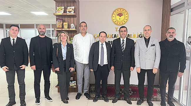 ÇASİAD YÖNETİMİ, İL TARIM VE ORMAN MÜDÜRÜ ERGÜN DEMİRHAN'I ZİYARET ETTİ
