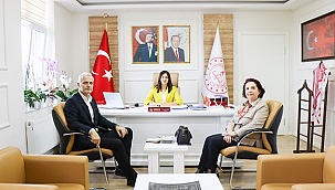 ÇTSO, ÇANAKKALE İL MİLLİ EĞİTİM MÜDÜRÜ MİNE HAYTA'YI ZİYARET ETTİ