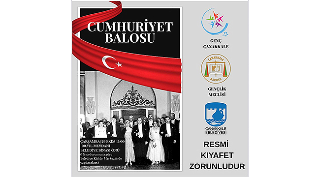 CUMHURİYET BALOSUNA DAVETLİSİNİZ
