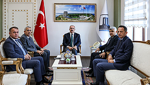 İL EMNİYET MÜDÜRÜ VE BAŞMÜFETTİŞLERDEN VALİ TORAMAN'A ZİYARET