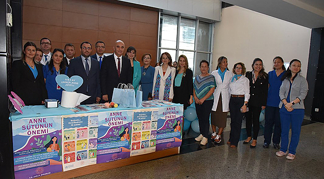 İL SAĞLIK MÜDÜRÜ DR. HAKAN GÖRGÜLÜ, EMZİRME HAFTASI ETKİNLİĞİNE KATILDI