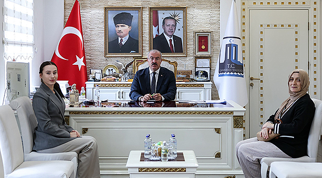 KALKIM BELEDİYE HEYETİNDEN VALİ TORAMAN'A ZİYARET