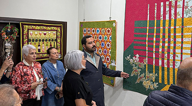 "KUMAŞLARIN DİLİNDEN SONBAHAR" SERGİSİ AÇILDI