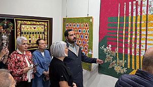 "KUMAŞLARIN DİLİNDEN SONBAHAR" SERGİSİ AÇILDI