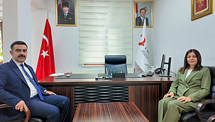 MİNE HAYTA'DAN İL GÖÇ İDARESİ MÜDÜRÜ FATİH AHMET GÜNEL'E ZİYARET