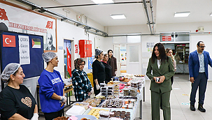 MİNE HAYTA, KEPEZ MEHMET AKİF ERSOY ORTAOKULUNU ZİYARET ETTİ