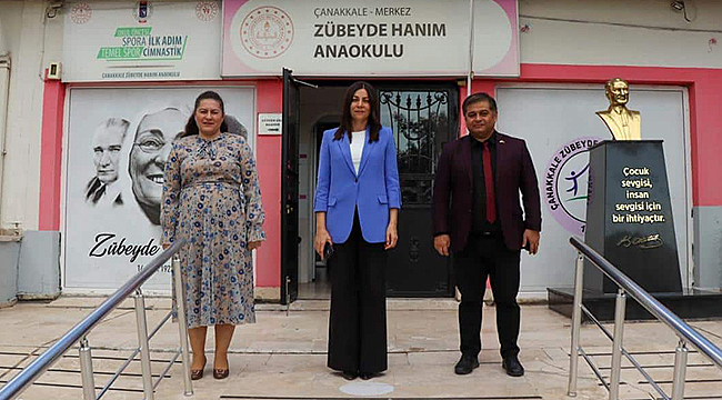 MİNE HAYTA, ZÜBEYDE HANIM ANAOKULUNU ZİYARET ETTİ