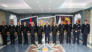 NUSRET–2025 TATBİKATI KAPSAMINDA KOMUTANLARDAN VALİ TORAMAN'A ZİYARET