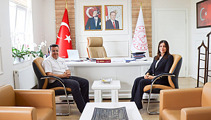 PROF. DR. UĞUR TÜRKMEN'DEN İL MİLLÎ EĞİTİM MÜDÜRLÜĞÜNE ZİYARET