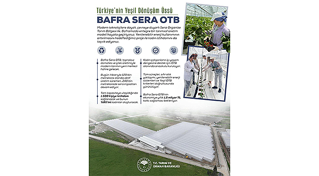 TARIMIN VİZYONU YEŞİL DÖNÜŞÜMLE ŞEKİLLENİYOR