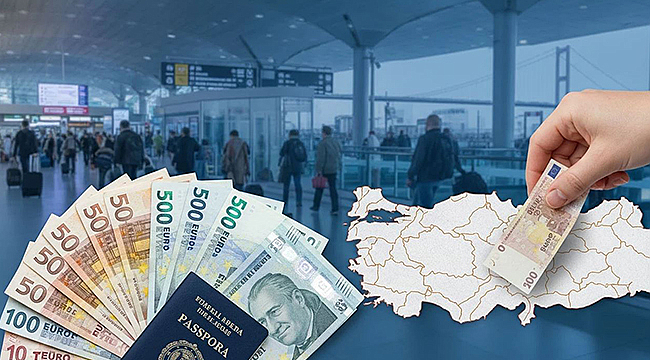 TURİZM GELİRİ 2025'İN ÜÇÜNCÜ ÇEYREĞİNDE %3,9 ARTTI