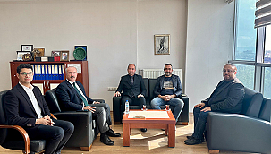 VALİ TORAMAN'DAN ÇOMÜ SİYASAL BİLGİLER FAKÜLTESİ DEKANI'NA ZİYARET
