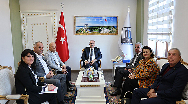 VALİ TORAMAN, MUHTARLARI KABUL ETTİ