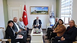 VALİ TORAMAN, MUHTARLARI KABUL ETTİ