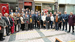 BAŞKAN ERKEK'TEN CHP MERKEZ İLÇE'YE ZİYARET