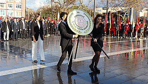 ÇANAKKALE'DE 24 KASIM TÖRENİ GERÇEKLEŞTİRİLDİ