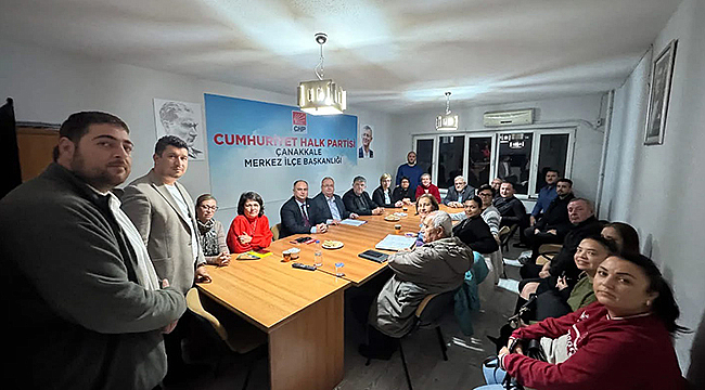 ERTUĞRUL'DAN CHP MERKEZ İLÇE BAŞKANLIĞI'NA ZİYARET