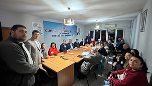 ERTUĞRUL'DAN CHP MERKEZ İLÇE BAŞKANLIĞI'NA ZİYARET