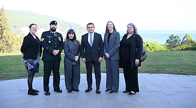 KANADALI HEYETTEN TARİHİ ALAN BAŞKANI İSMAİL KAŞDEMİR'E ZİYARET