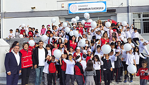 KIZILAY HAFTASI İL PROGRAMI ARIBURUN İLKOKULU'NDA GERÇEKLEŞTİRİLDİ