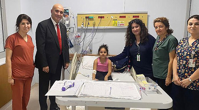 MÜDÜR GÖRGÜLÜ'DEN ÇOCUK YOĞUN BAKIM ÜNİTESİNE ZİYARET