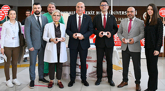 ORGAN BAĞIŞI HAFTASI ETKİNLİKLERİ ÇOMÜ HASTANESİ'NDE GERÇEKLEŞTİRİLDİ