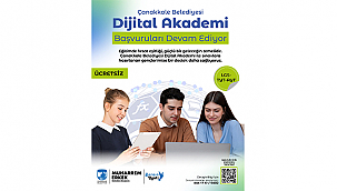 ÇANAKKALE BELEDİYESİ DİJİTAL AKADEMİ BAŞVURULARI DEVAM EDİYOR