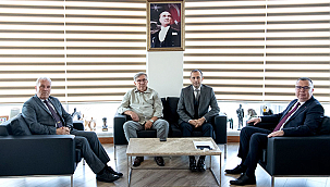 KEPEZ'İN KURUCU BAŞKANINDAN BAŞKAN ARSLAN'A ZİYARET