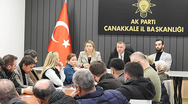 AK PARTİ'DE İL YÖNETİM KURULU TOPLANTISI GERÇEKLEŞTİRİLDİ
