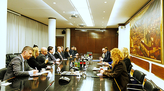 BAŞKAN ERKEK ZAGREB'DE