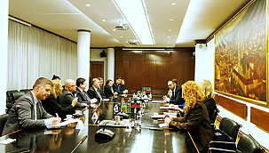 BAŞKAN ERKEK ZAGREB'DE