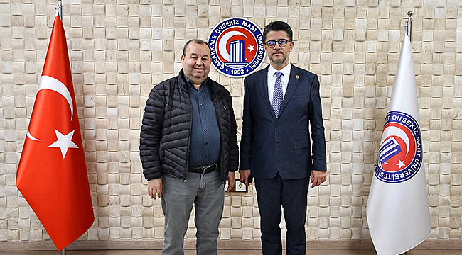 BİGA TSO'DAN ÇOMÜ REKTÖRÜ ERENOĞLU'NA ZİYARET