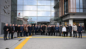 ÇAN'DAN BAŞKAN ERKEK'E ANLAMLI ZİYARET