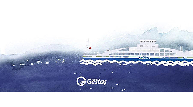 ÇANAKKALE'DE FIRTINA NEDENİYLE DENİZ ULAŞIMI DURDU