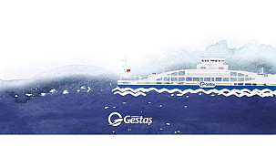 ÇANAKKALE'DE FIRTINA NEDENİYLE DENİZ ULAŞIMI DURDU