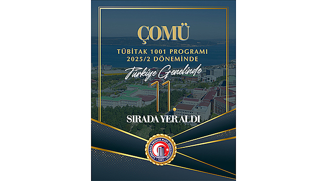 ÇOMÜ, TÜRKİYE GENELİNDE 11. SIRADA YER ALDI