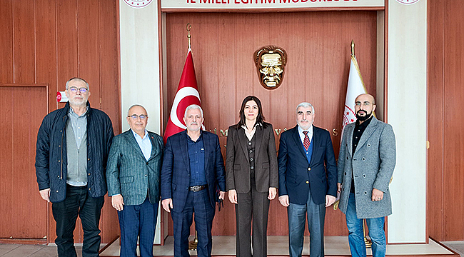 EĞİTİME DESTEK PLATFORMUNDAN İL MİLLÎ EĞİTİM MÜDÜRLÜĞÜNE ZİYARET