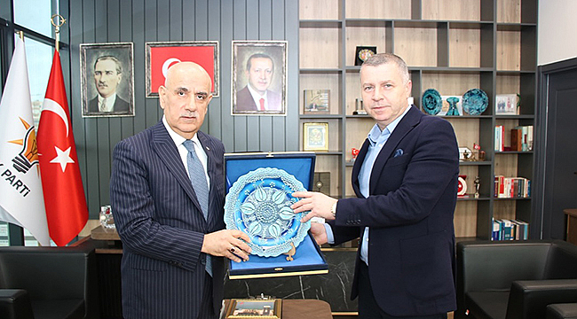 AK PARTİ ÇANAKKALE İL BAŞKANLIĞI'NDA BAKAN KİRİŞCİ ZİYARETİ