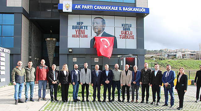 AK PARTİ ÇANAKKALE İL BAŞKANLIĞI'NDA BAKAN KİRİŞCİ ZİYARETİ