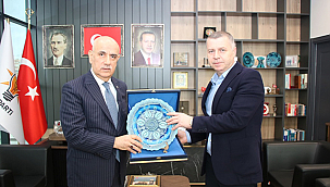 AK PARTİ ÇANAKKALE İL BAŞKANLIĞI'NDA BAKAN KİRİŞCİ ZİYARETİ