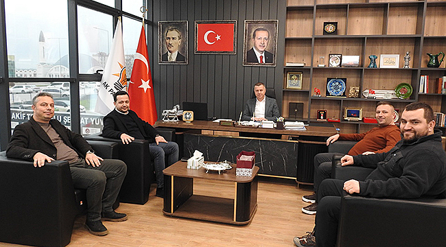 AK PARTİ İL BAŞKANLIĞINDA ÇİAD ZİYARETİ