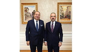 BAŞKAN DOĞAN'DAN BAKAN YARDIMCISI TURAN'A ZİYARET