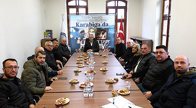 BAŞKAN ELBİ: KARABİGA İÇİN BİRLİKTE KONUŞUYOR, BİRLİKTE YOL ALIYORUZ
